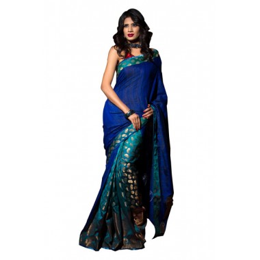 Pretty Party Wear Katan Saree