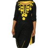 Black color cotton three piece