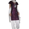 Purple colordhupiyan three piece