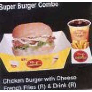 Chicken burger with cheese from BFC